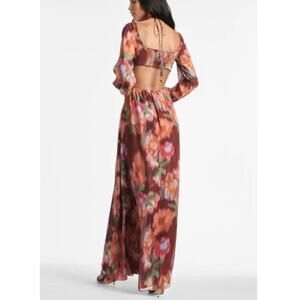 New Sachin & Babi Women's Red Cassandra Dress Cut Cut Out Anthropologie NWT 8